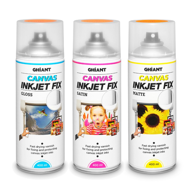 Spray Fijador Canvas Ink Jet Ghiant 400 mL